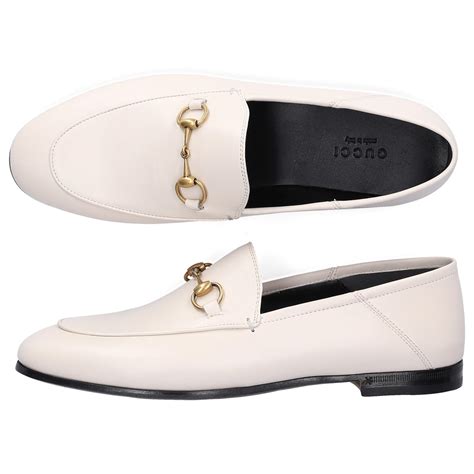 cheap white gucci loafers|gucci white loafers women's.